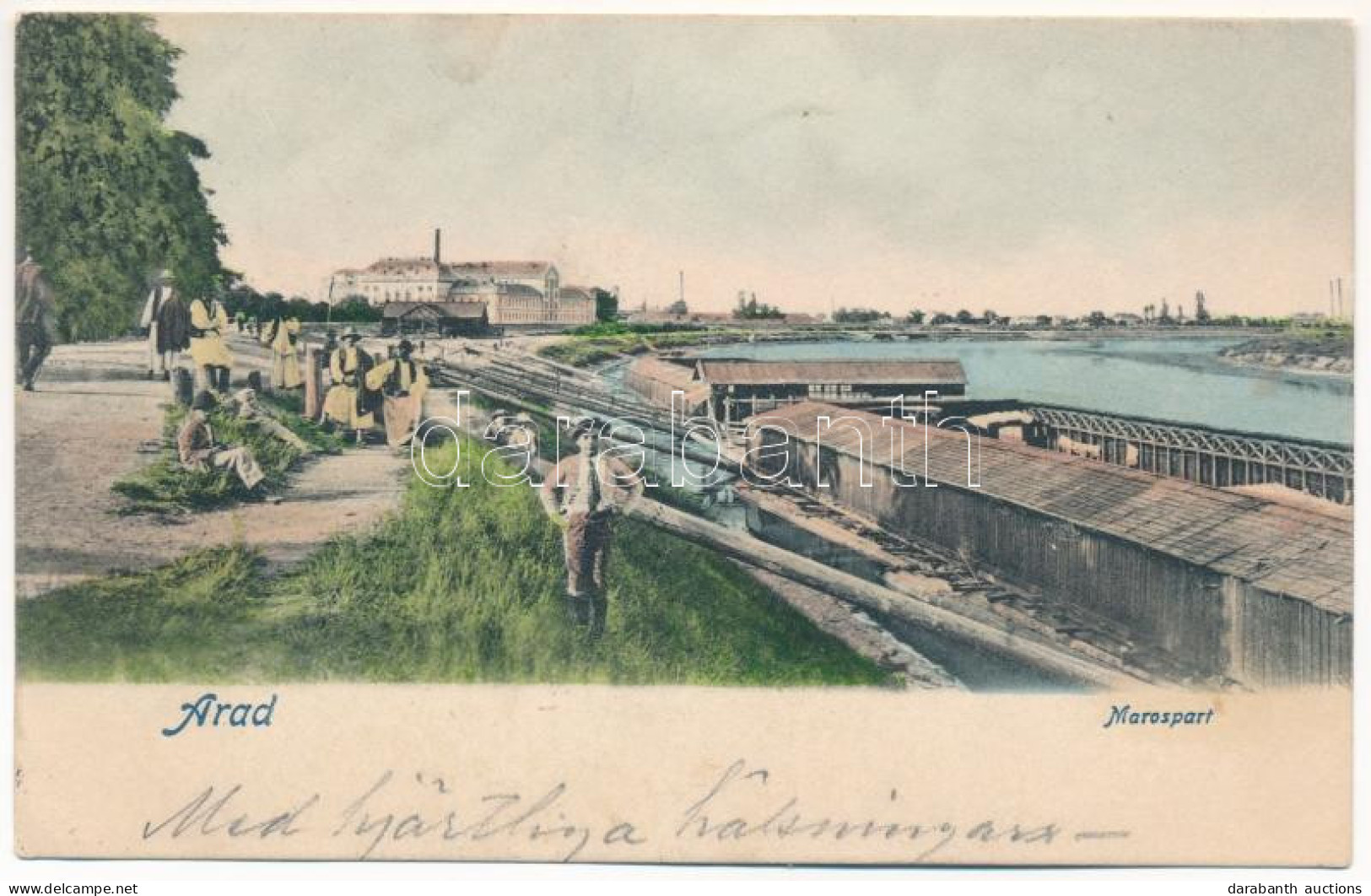 T2/T3 1903 Arad, Maros-part, Uszoda / Mures Riverside, Swimming Pool, Bath (EK) - Non Classés