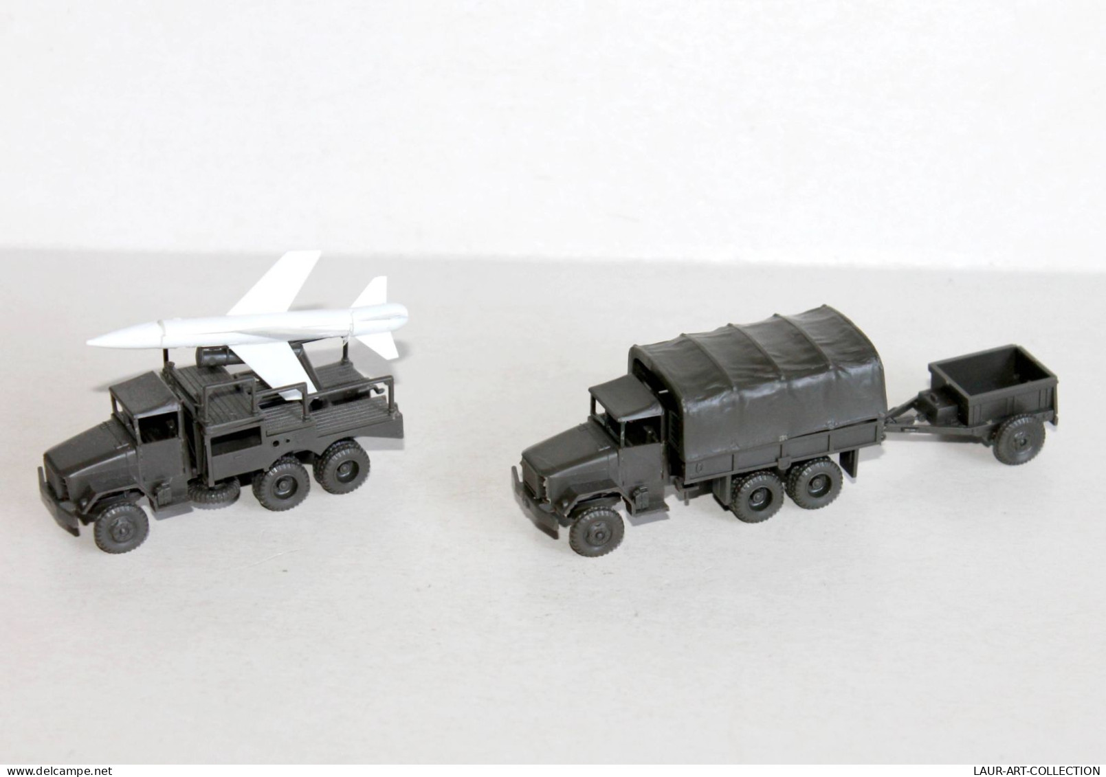 ROCO MINITANK N°115S CAMION M35 CCKW 353 + N°114 LACROSSE LANCE MISSILE + REMORQUE MUNITIONS, MODELE REDUIT (1712.35) - Scala 1:87