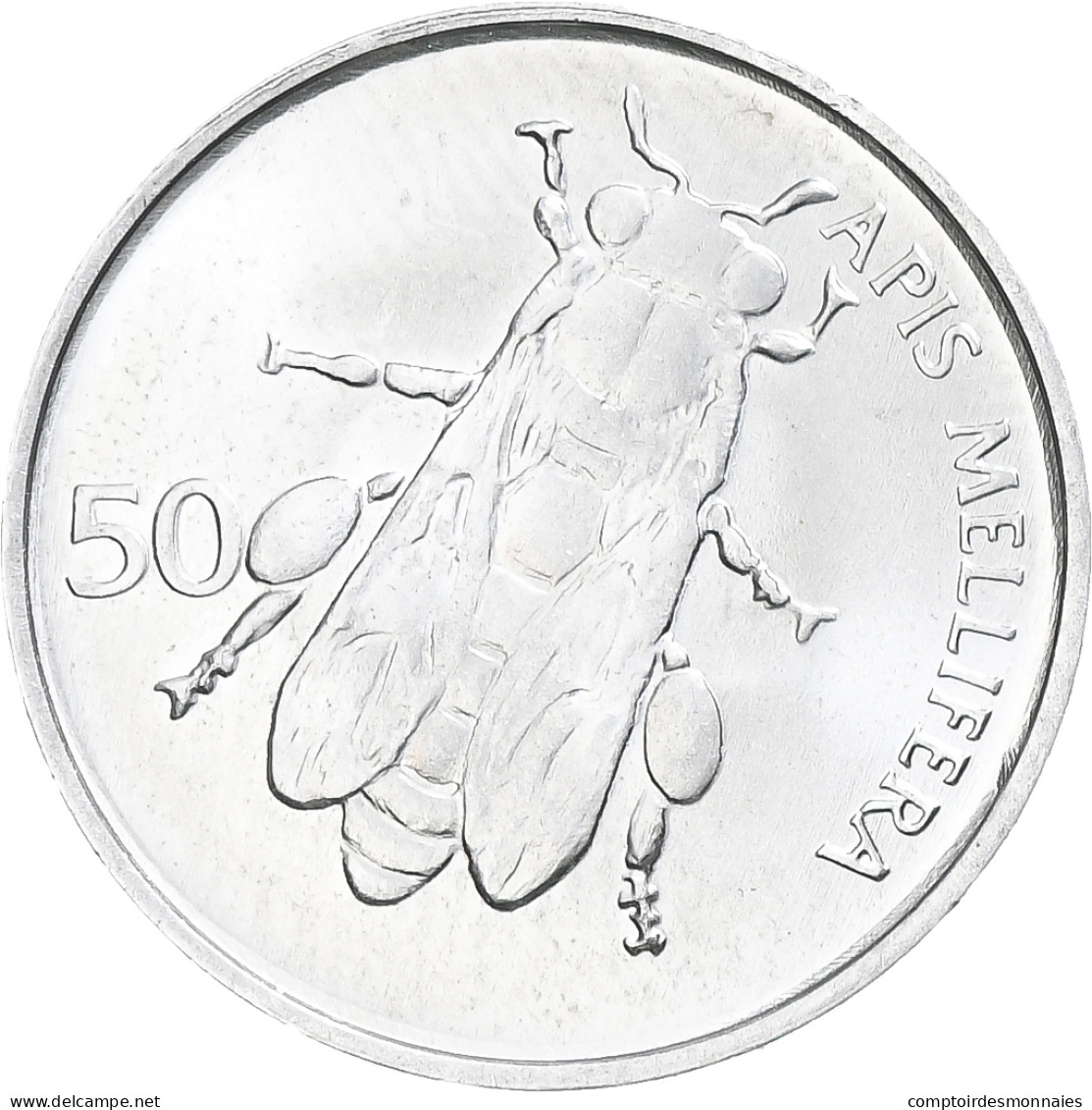 Monnaie, Slovénie, 50 Stotinov, 1995, SUP, Aluminium, KM:3 - Slowenien