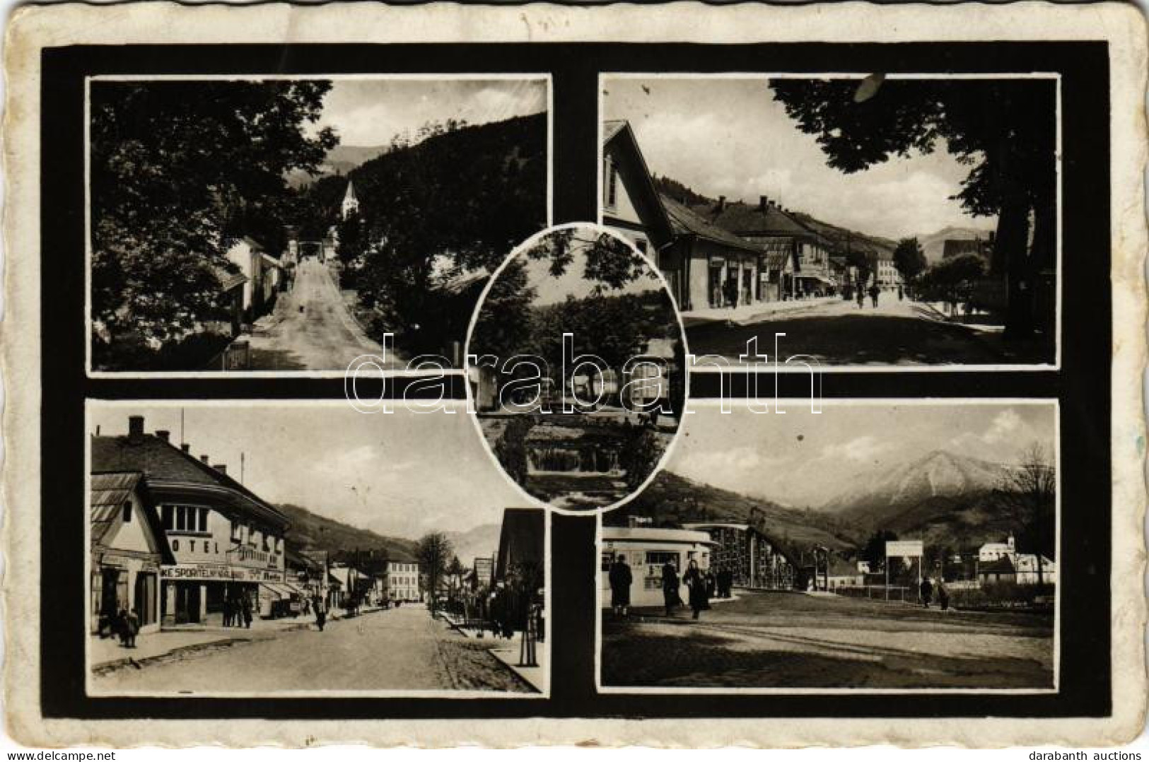 T2/T3 1939 Rahó, Rachov, Rahiv, Rakhiv; Mozaiklap / Multi-view Postcard (fl) - Unclassified