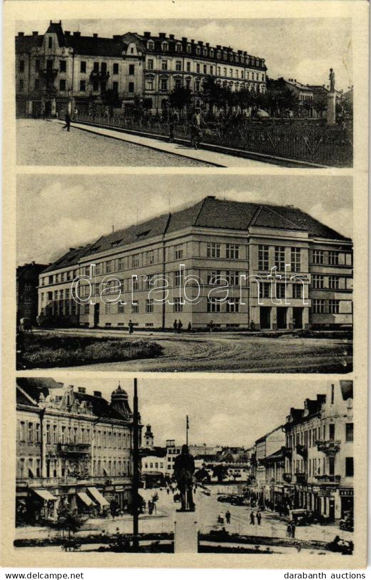 ** T2/T3 Ungvár, Uzshorod, Uzhhorod, Uzhorod; Mozaiklap / Multi-view Postcard (felületi Sérülés / Surface Damage) - Unclassified