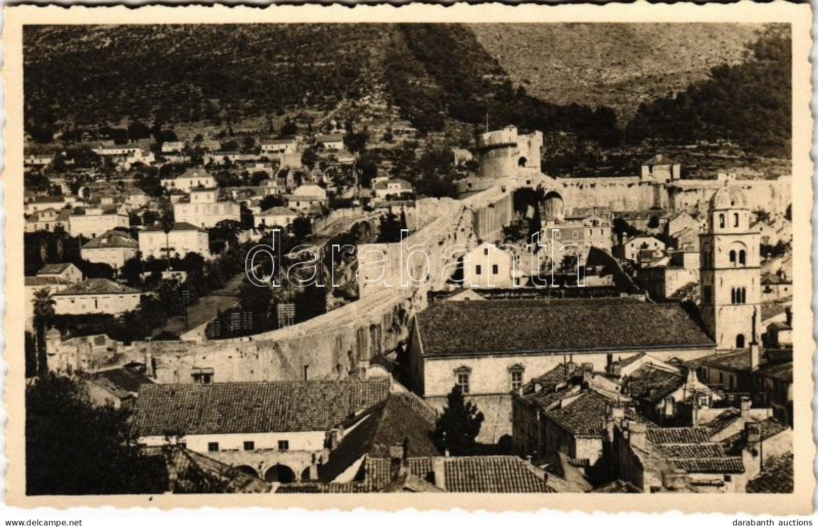 ** T2 Dubrovnik, Ragusa; Minceta / Stadtmauern Mit Minceta / City Walls - Ohne Zuordnung