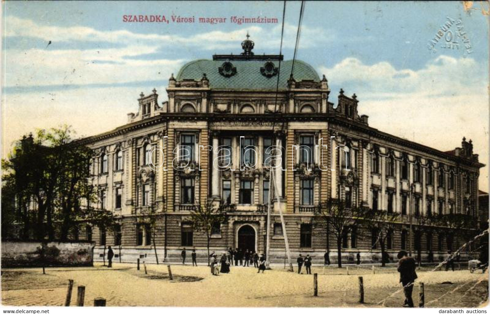 T3/T4 1914 Szabadka, Subotica; Városi Magyar Főgimnázium / Hungarian Grammar School (EB) - Unclassified