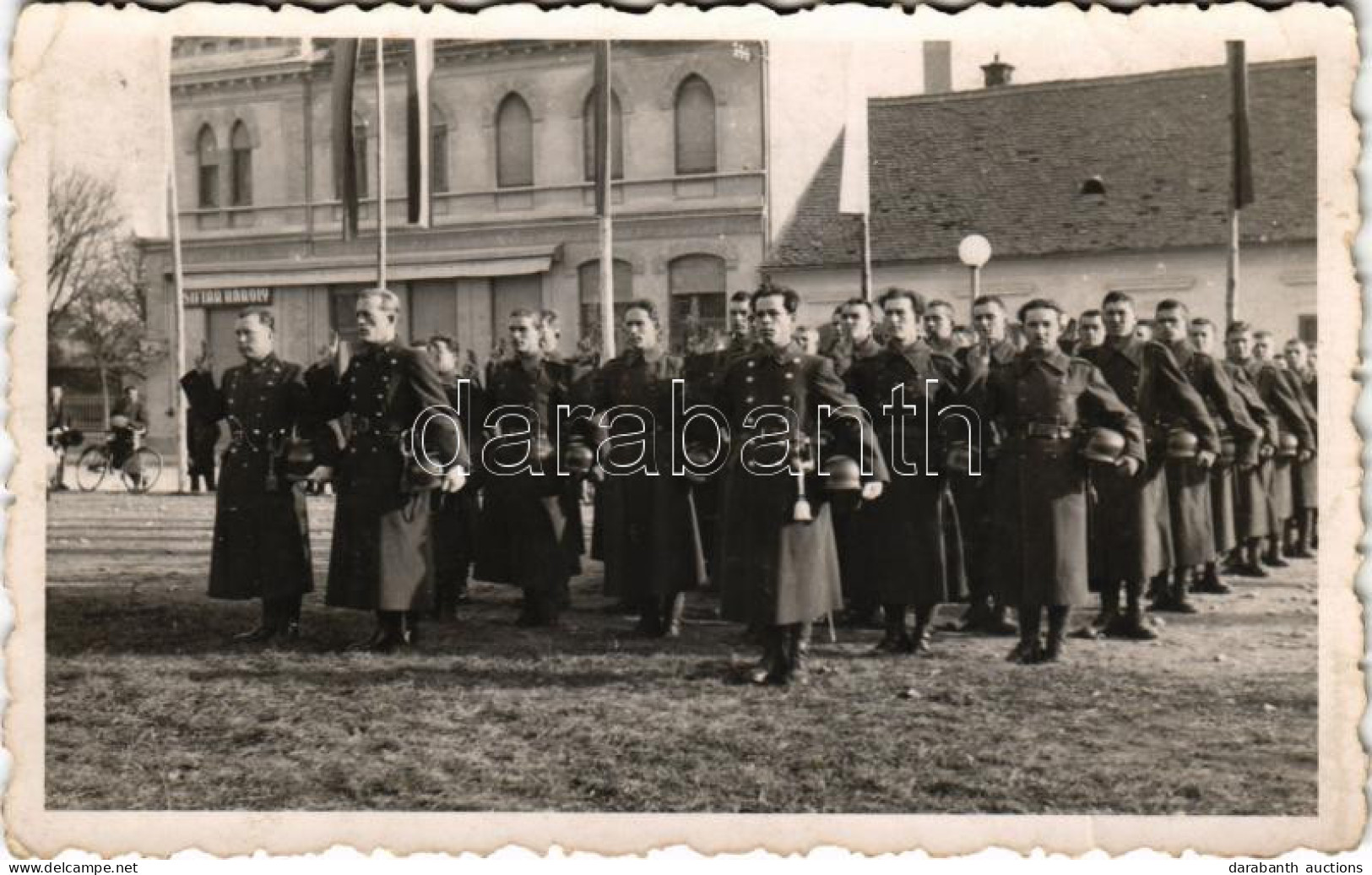 * T2/T3 1941 Muraszombat, Murska Sobota; Bevonulás, Katonák. Reesch-Kolossa Fényképészeti Műterme / Entry Of The Hungari - Ohne Zuordnung
