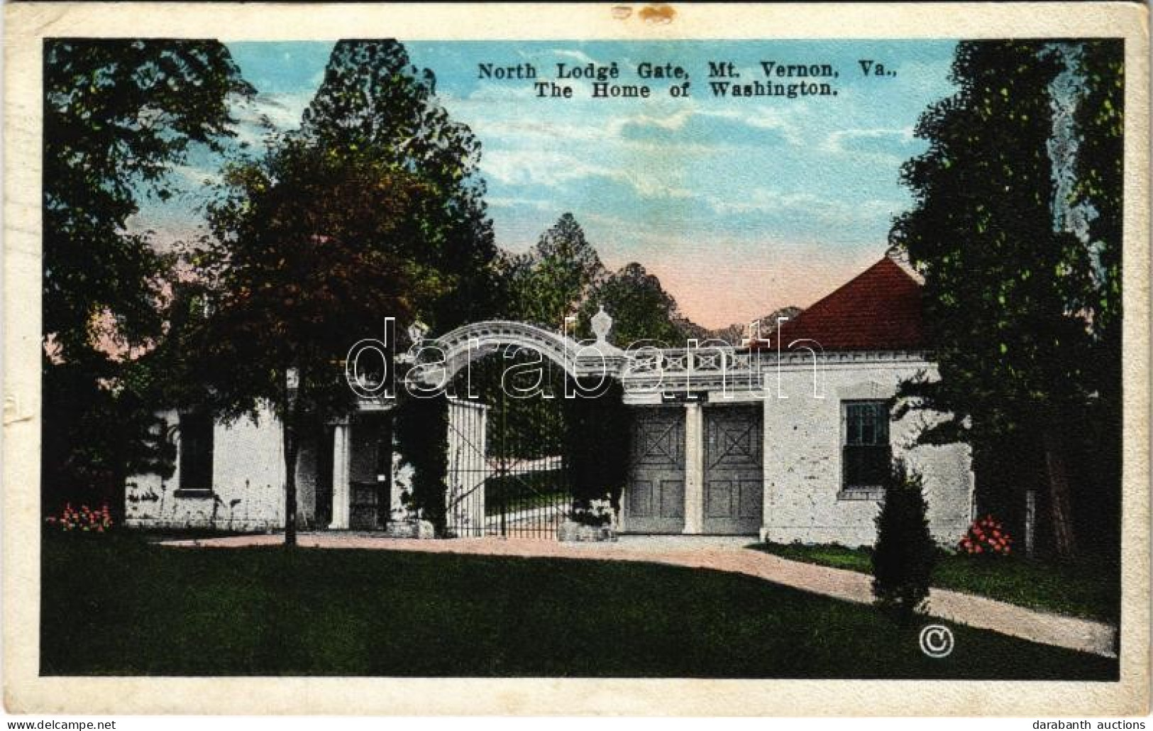 T2/T3 1925 Mount Vernon (Virginia), North Lodge Gate, The Home Of Washington (EK) - Unclassified