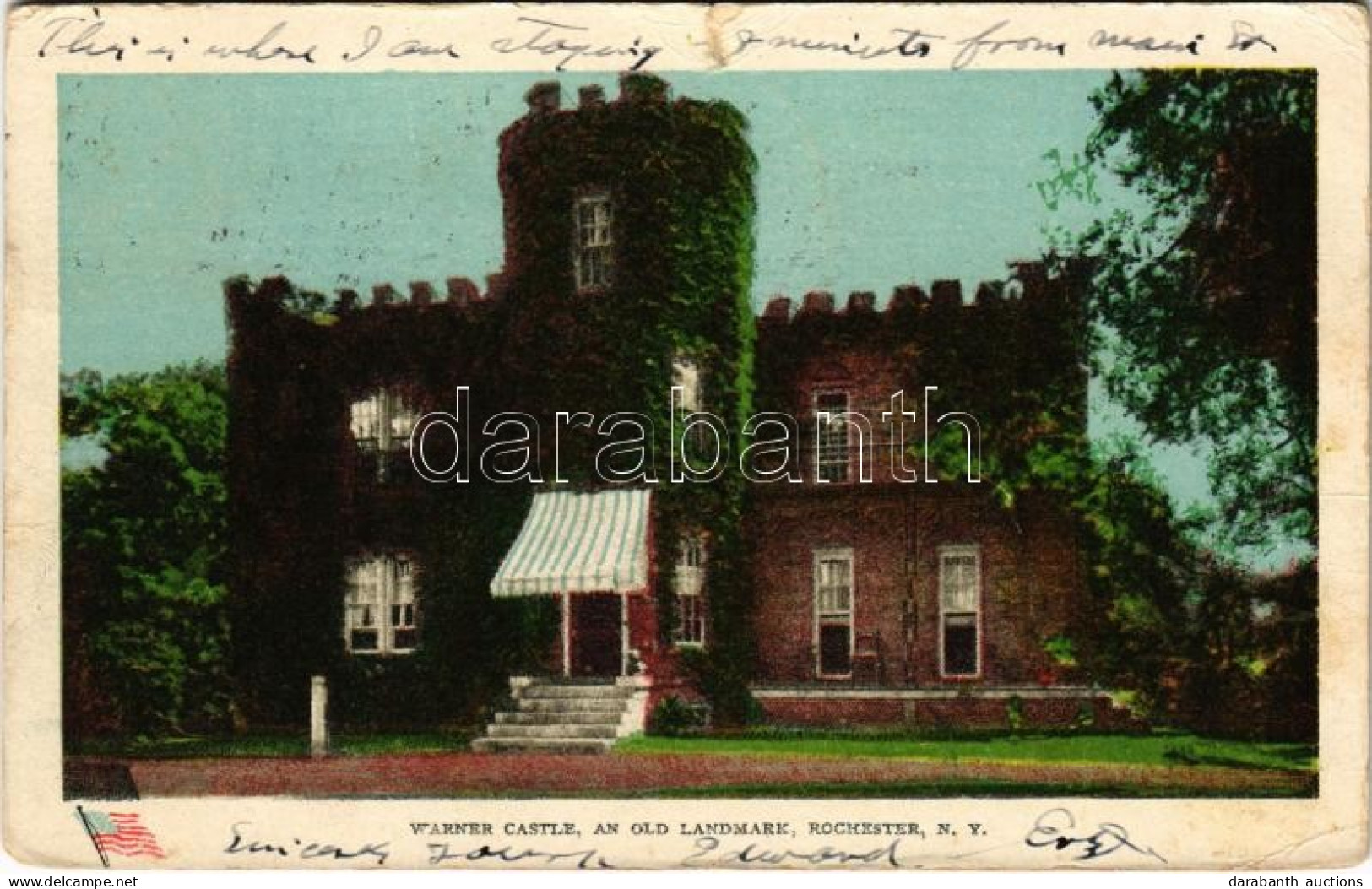 T3/T4 1908 Rochester (New York), Warner Castle An Old Landmark (tear) - Ohne Zuordnung