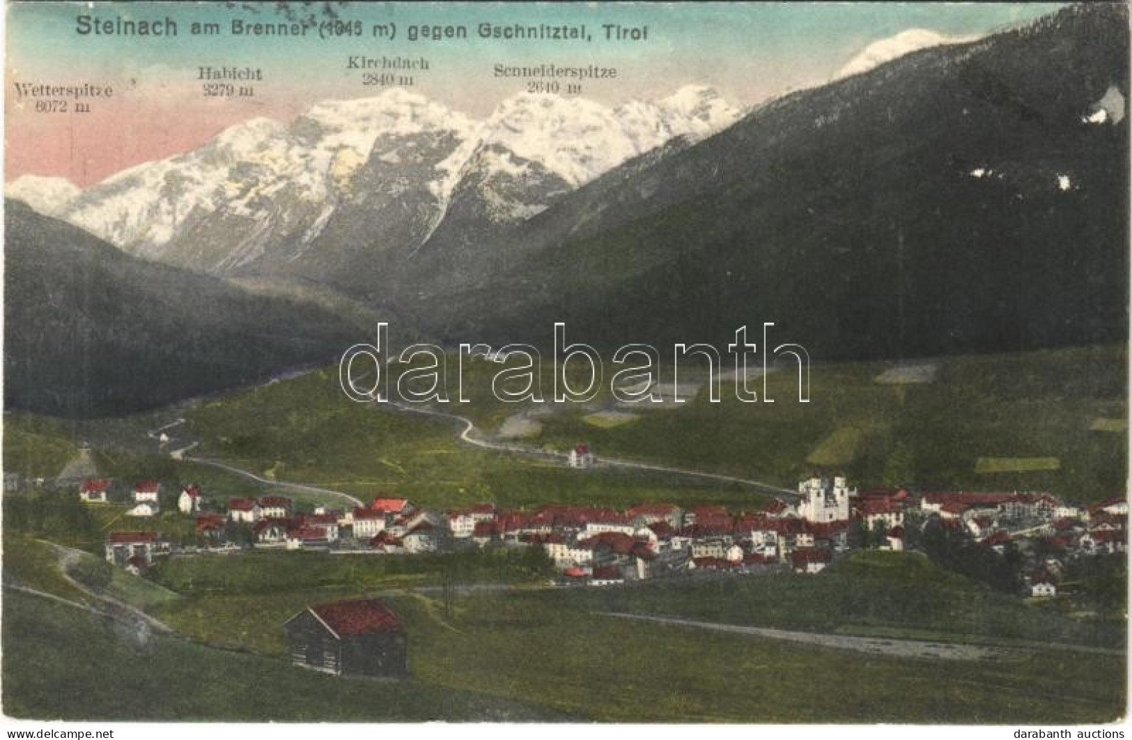 T2 1916 Steinach Am Brenner (Tirol), Gegen Gschnitztal / General View - Unclassified