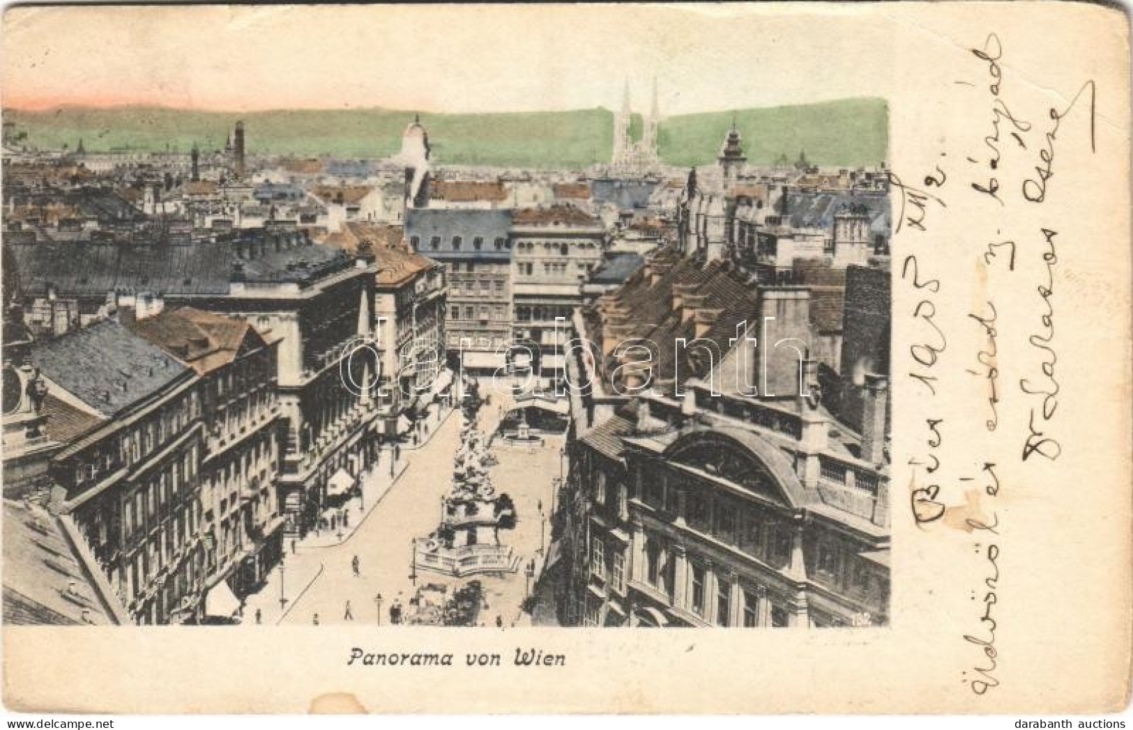 T3 1905 Wien, Vienna, Bécs; Panorama / General View (EB) - Unclassified