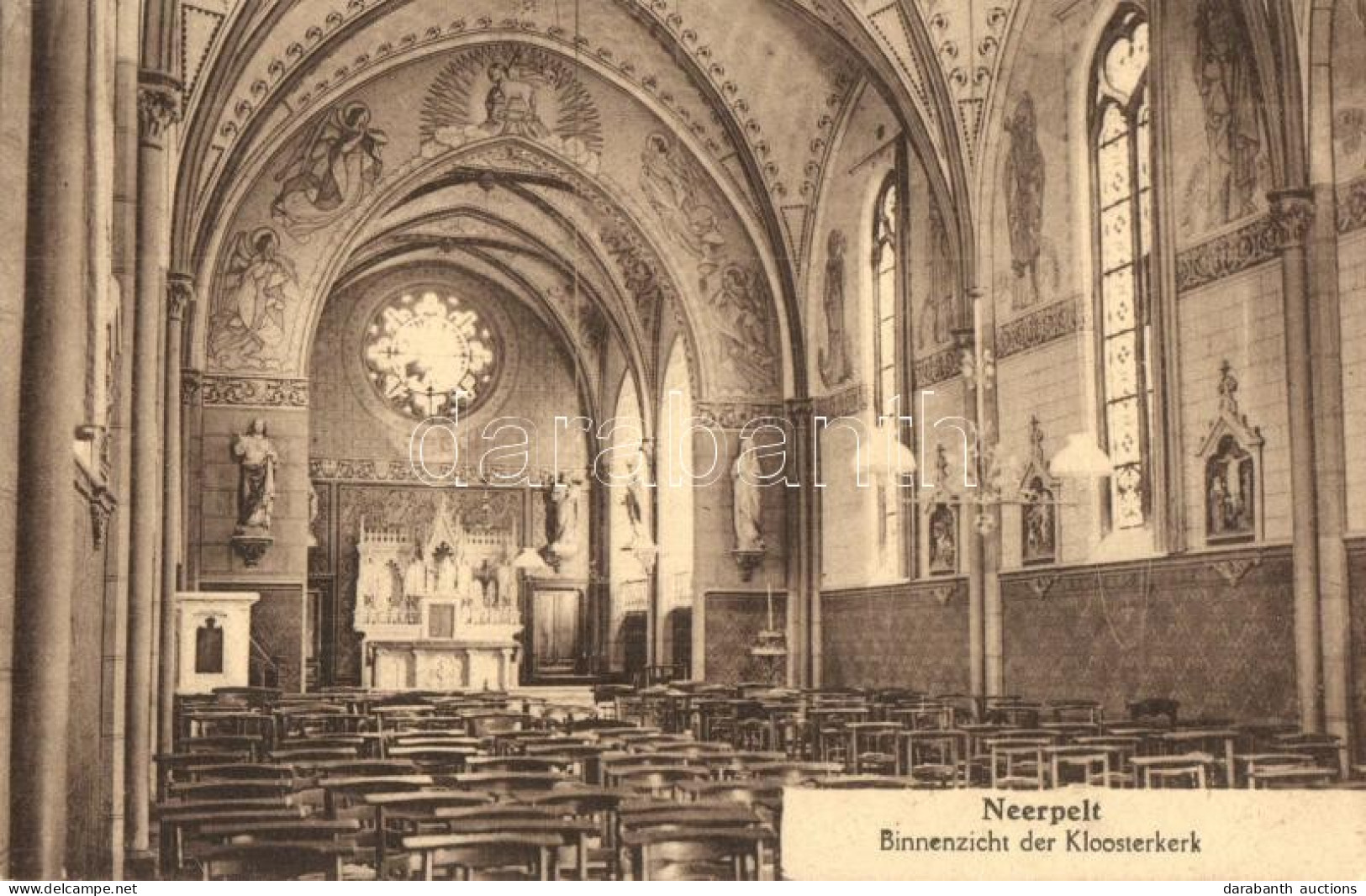 T2 Neerpelt, Binnenzicht Der Kloosterkerk / Church Interior - Sin Clasificación