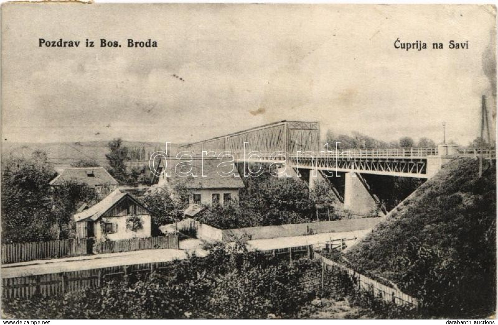 T2/T3 1915 Brod, Bosanski Brod; Cuprija Na Savi / Sava Bridge (EK) - Non Classés