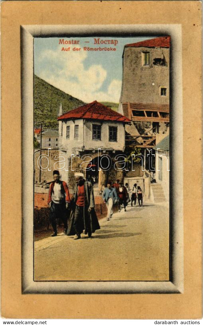 ** T2 Mostar, Auf Der Römerbrücke / Bridge, Bosnian Folklore - Unclassified