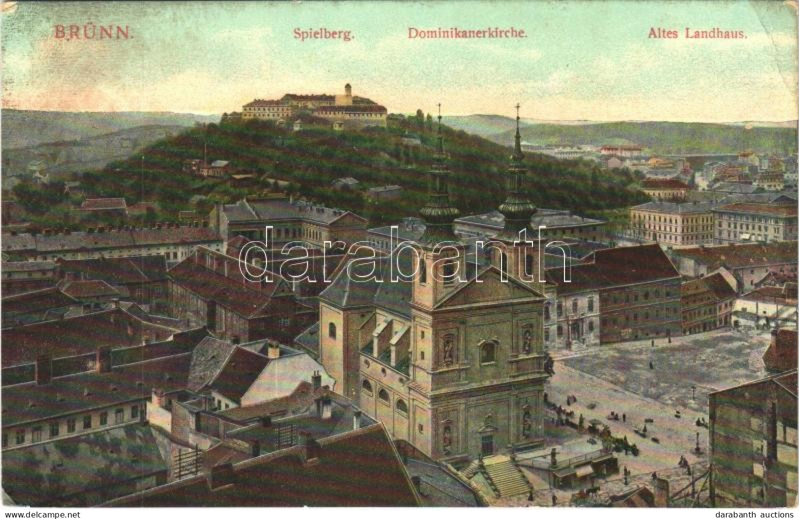 ** T2/T3 Brno, Brünn; Spielberg, Dominikanerkirche, Altes Landhaus / Castle, Church, Old Town Hall (EK) - Ohne Zuordnung