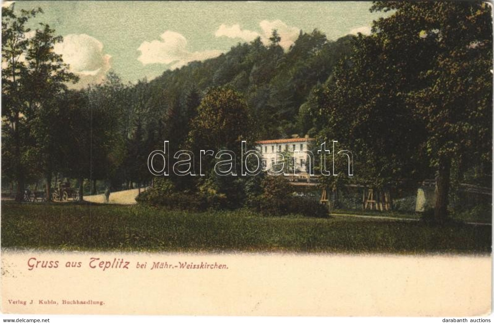 T2/T3 1910 Teplice Nad Becvou, Teplitz Bei Mährisch Weisskirchen; Spa, Hotel. Verlag J. Kubin (EK) - Ohne Zuordnung