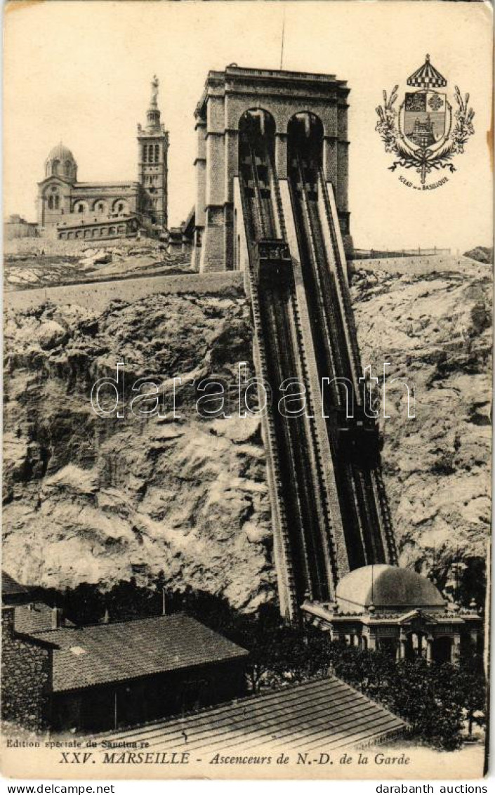 * T2/T3 Marseille, Ascenseurs De N.-D. De La Garde / Funicular Railway, Elevator (EK) - Ohne Zuordnung