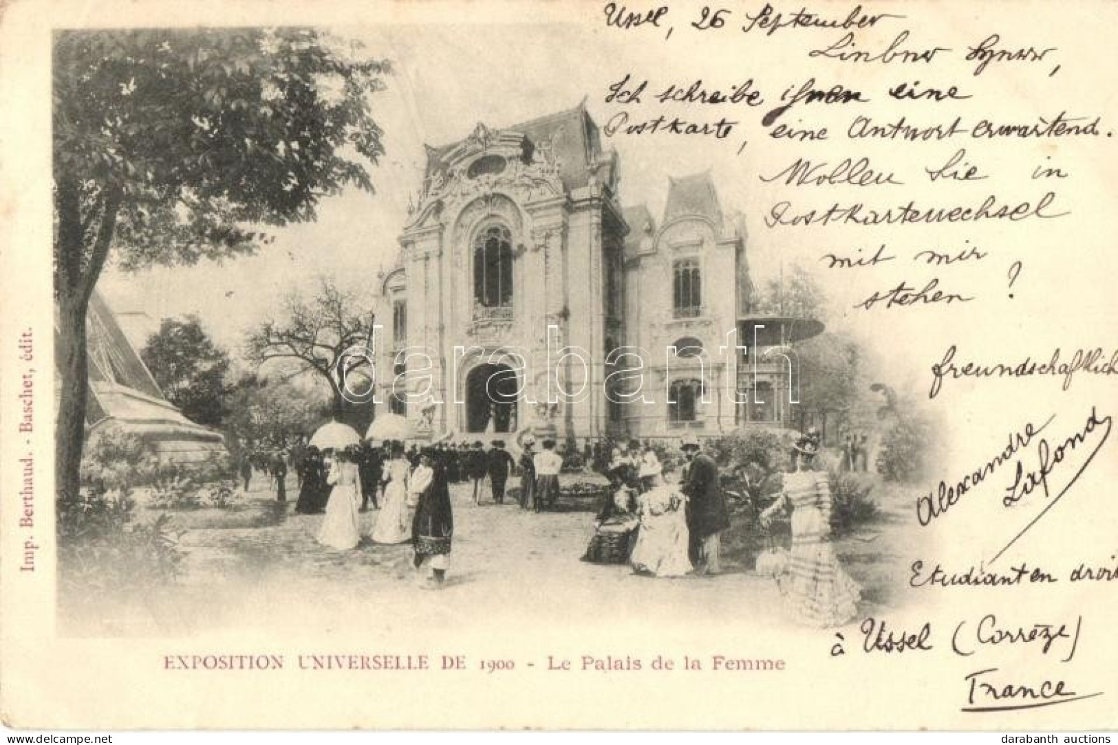 T2/T3 1900 Paris, Exposition Universelle, Le Palais De La Femme / Exhibition, Women Palace - Non Classificati