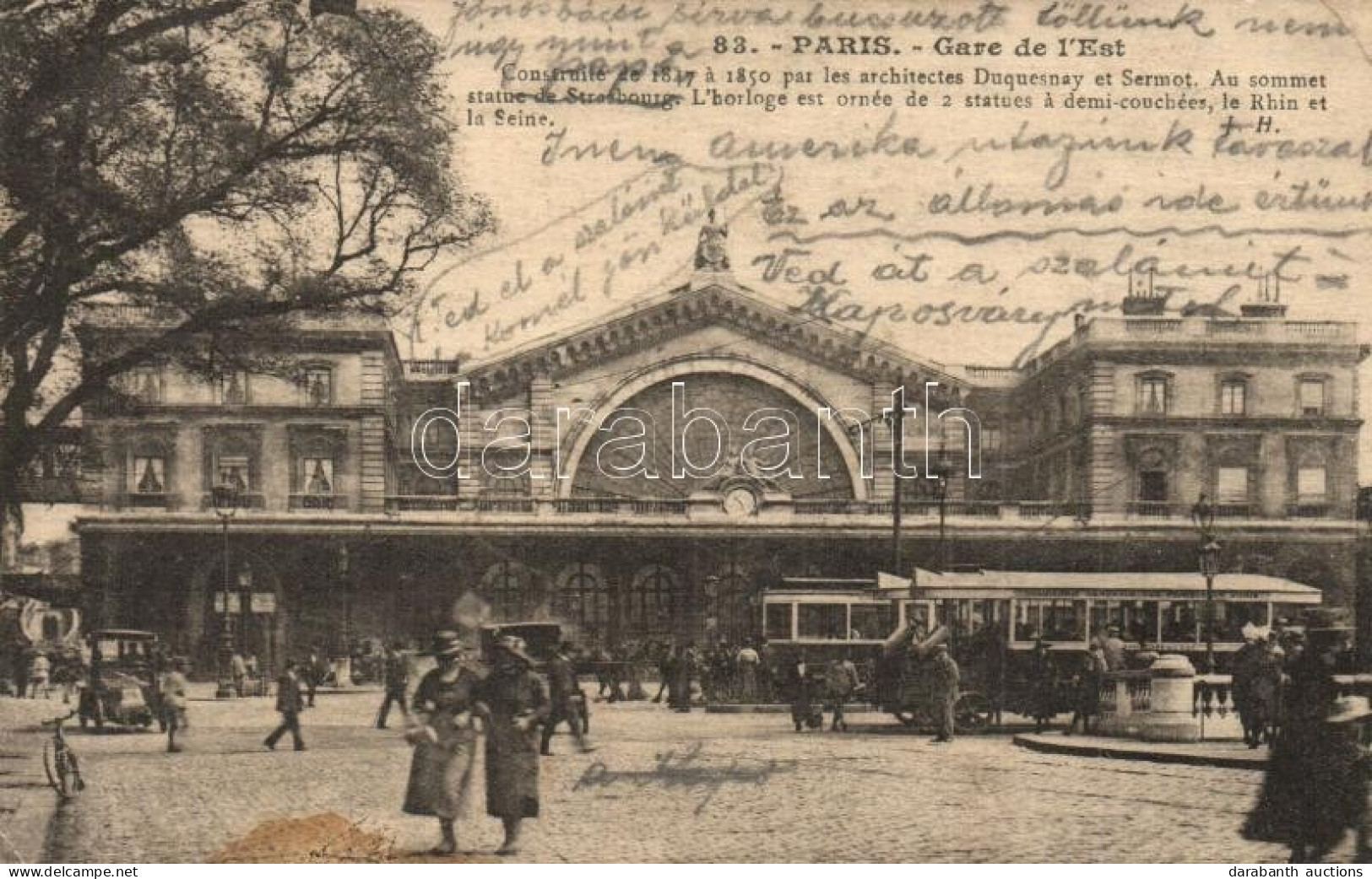 T2/T3 Paris, Gare De L'Est / Railway Station, Trams (EK) - Sin Clasificación