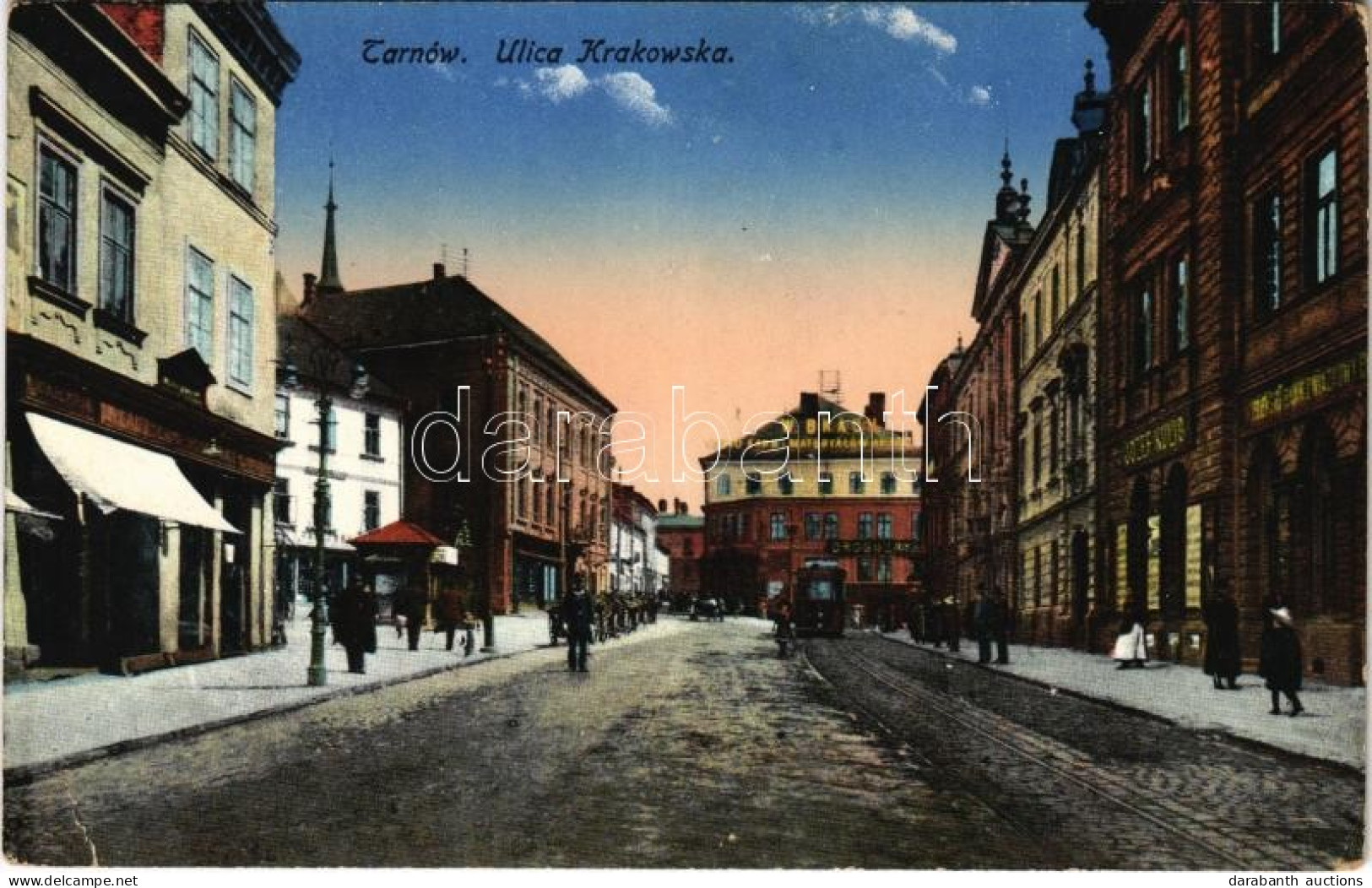 T2/T3 Tarnów, Ulica Krakowska / Street View, Tram, Shops, Drugstore, Pharmacy (EK) - Unclassified