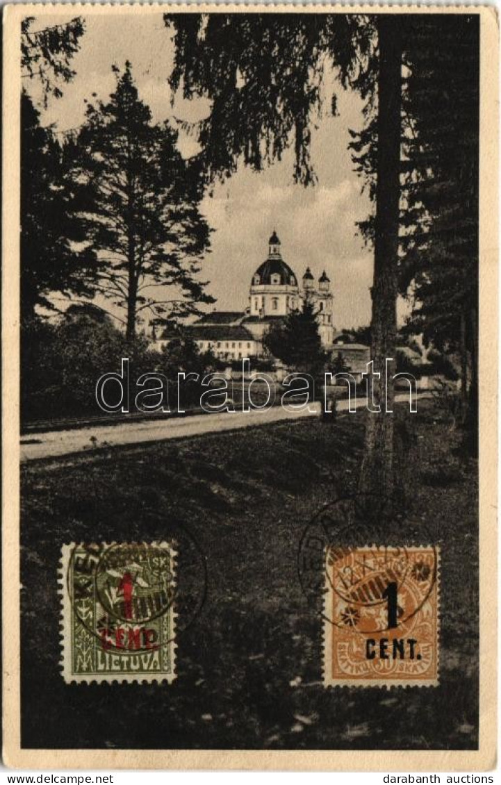 T2/T3 1923 Kaunas, Pazaislis Monastery. TCV Card (from Postcard Booklet) - Ohne Zuordnung