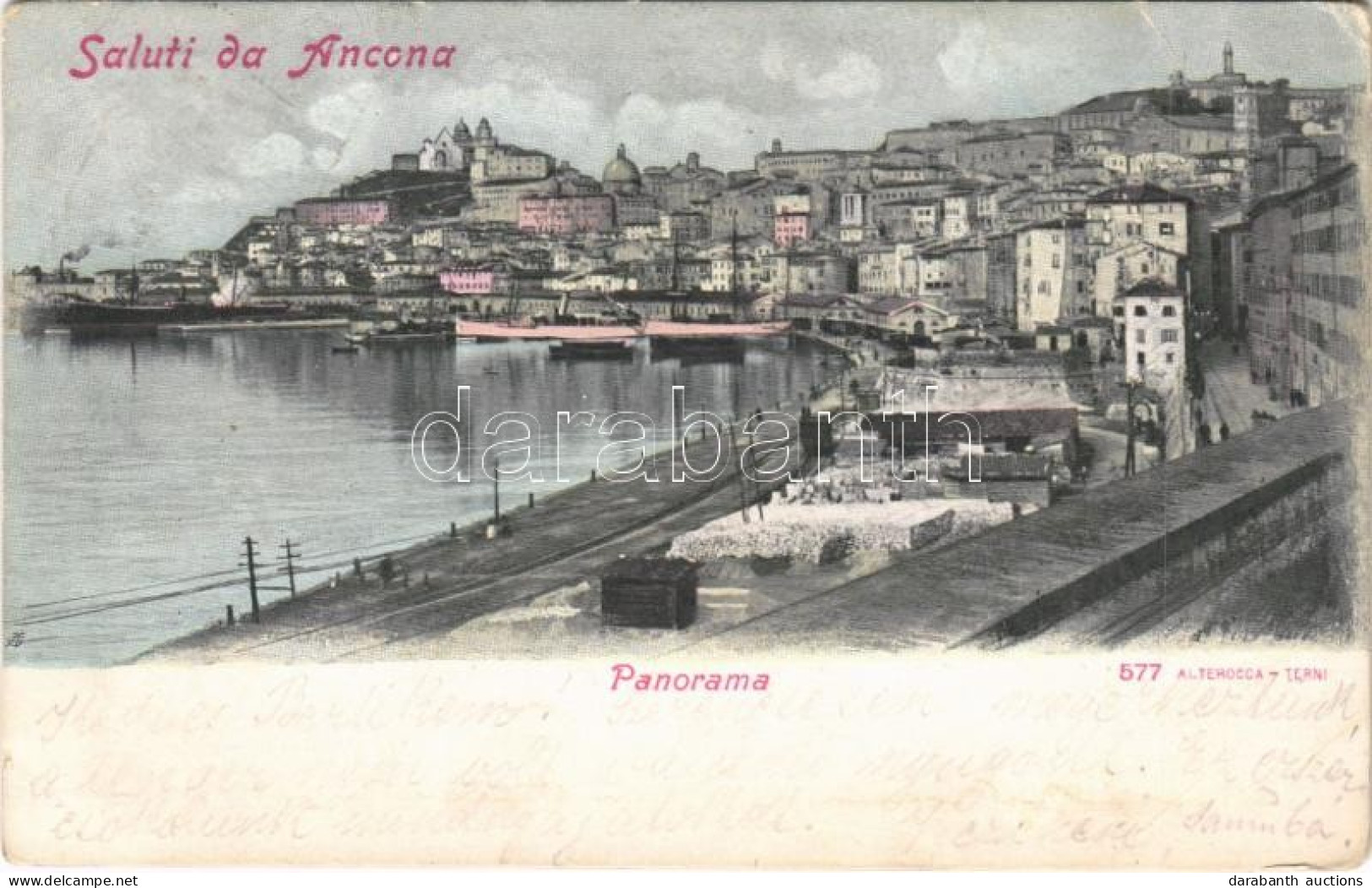 T2/T3 1905 Ancona, Panorama / General View, Quay, Industrial Railway (EK) - Ohne Zuordnung