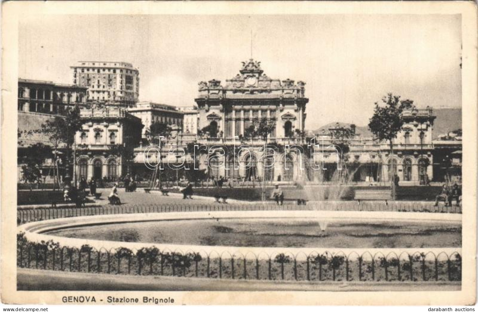 ** T2/T3 Genova, Genoa; Stazione Brignole / Railway Station (slightly Wet Corner) - Non Classificati