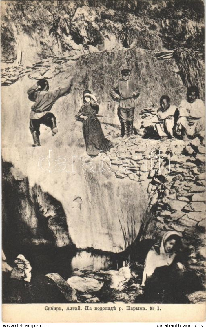 * T2/T3 Narym, Siberian Altai, Waterfall, Russian Folklore. Phototypie Scherer, Nabholz & Co. - Non Classés