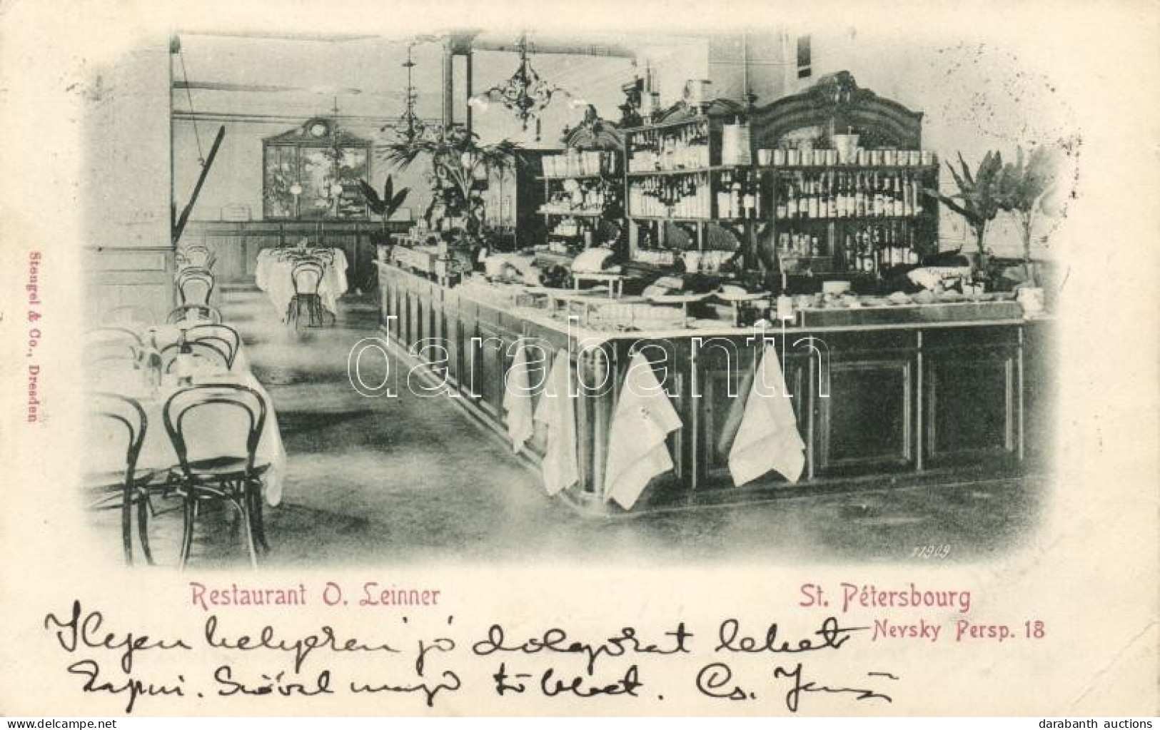 T2 Saint Petersbourg, Restaurant O. Leinner, Nevsky Prospekt 18. - Ohne Zuordnung