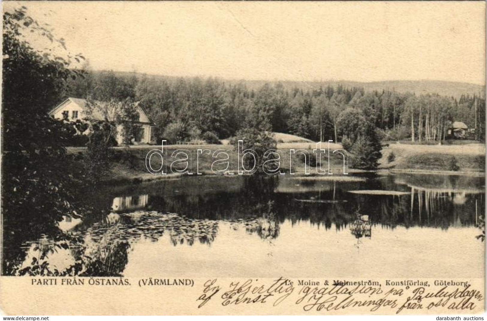 T2/T3 1905 Östanas (Värmland), Lake. Le Moine & Malmeström Konstförlag - Sin Clasificación