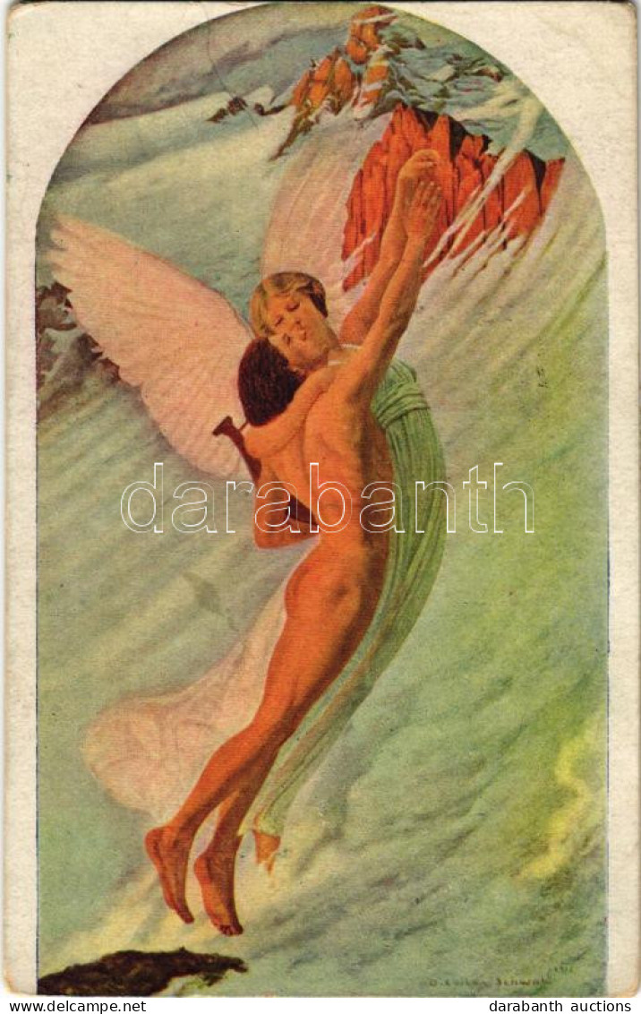 T4 1925 Erotic Lady Art Postcard S: Carlon Schwab (lyuk / Pinhole) - Sin Clasificación