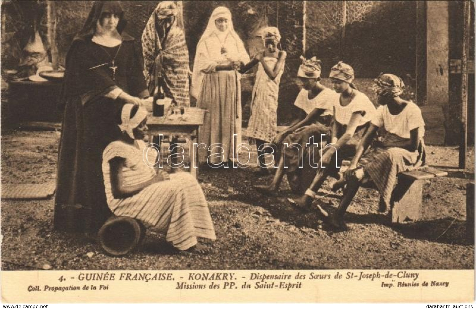 ** T2/T3 Guinée Francaise, Konakry. Dispensaire Des Soeurs De St. Joseph De Cluny. Missions Des PP. Du Saint-Esprit / Co - Non Classificati