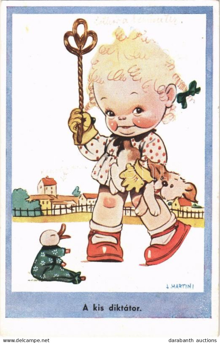 T2/T3 1941 A Kis Diktátor / Italian Children Art Postcard. 4655/10. S: J. Martini (EK) - Ohne Zuordnung