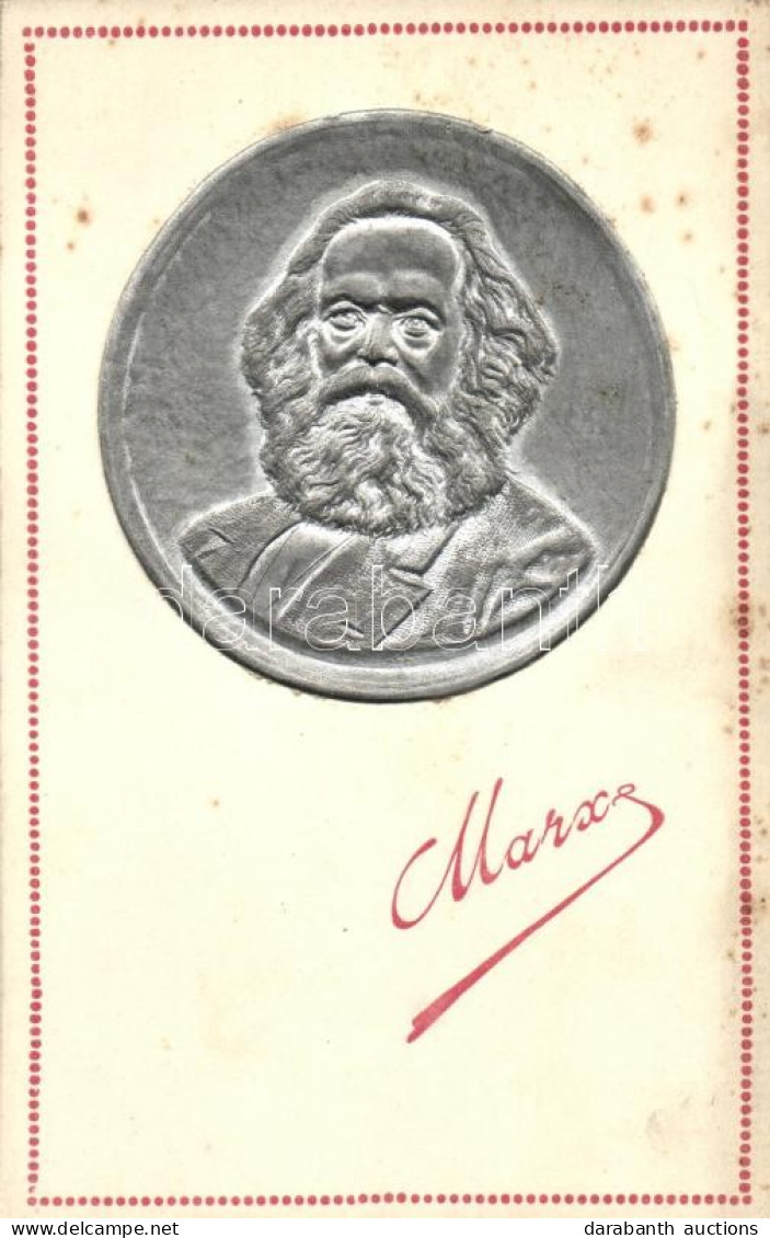 ** T2/T3 Karl Marx, Minerva Silver Emb. (non PC) (fl) - Unclassified