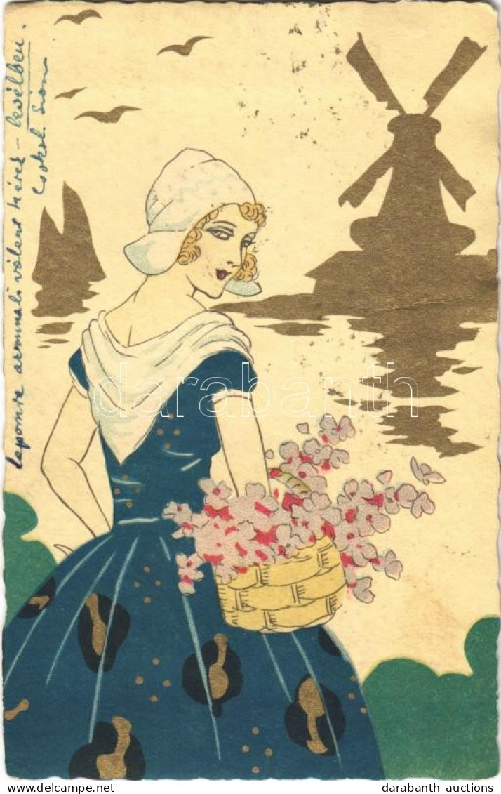 * T2 1931 Lady Art Postcard - Ohne Zuordnung