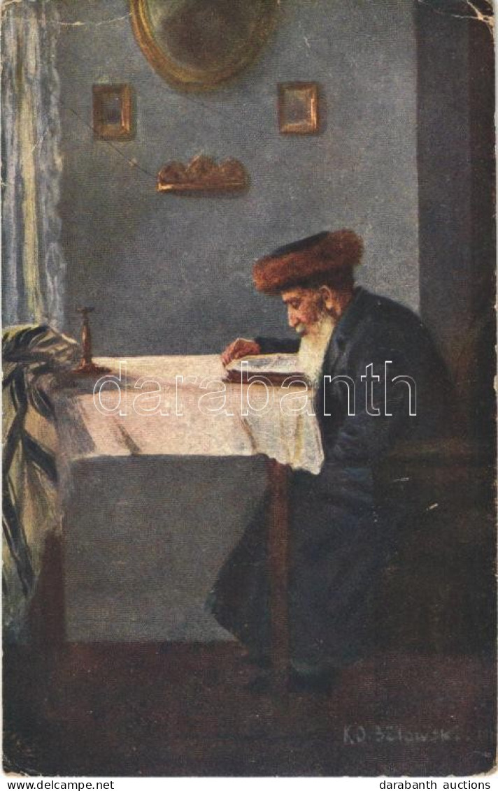 * T3 Szombati Elmélkedés / Sabbatlektüre / Lektura Szabasowa / Judaica Art Postcard. F.H. & S. W. IX. Nr. 463. S: K. O.  - Non Classés