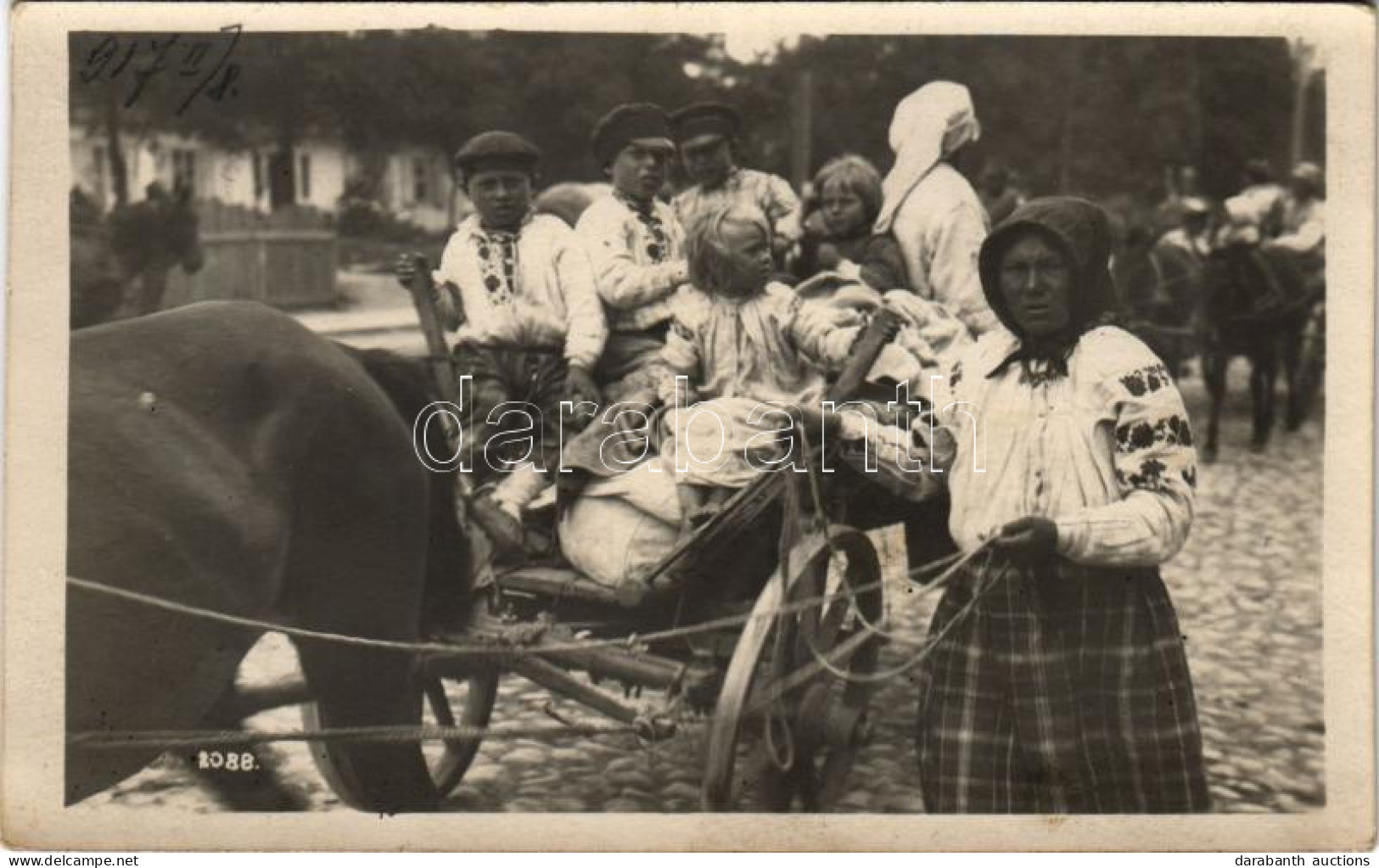 T2/T3 1917 Wolhynische Flüchtlinge. Verlag Der K.u.k. Feldbuchhandlungen Des 4. AK. Feldpost 340. / WWI Austro-Hungarian - Sin Clasificación