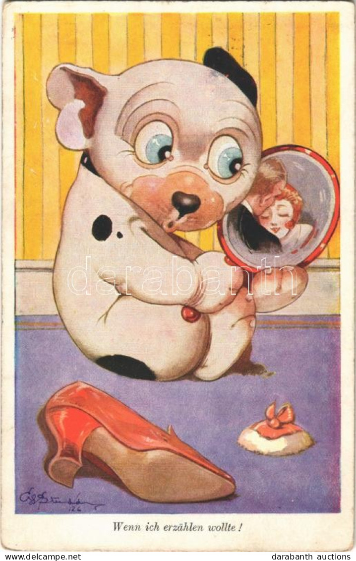T2/T3 Wenn Ich Erzählen Wollte! / Bonzo Dog Art Postcard. Wohlgemuth & Lissner No. 2554. S: G. E. Studdy - Sin Clasificación