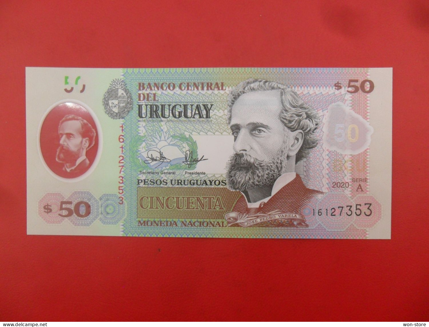 7680 - Uruguay 50 Pesos Uruguayos 2020 - Uruguay