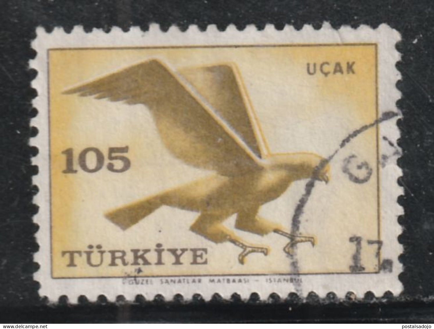 TURQUIE  966 // YVERT  42 (AÉRIEN) // 1959 - Posta Aerea