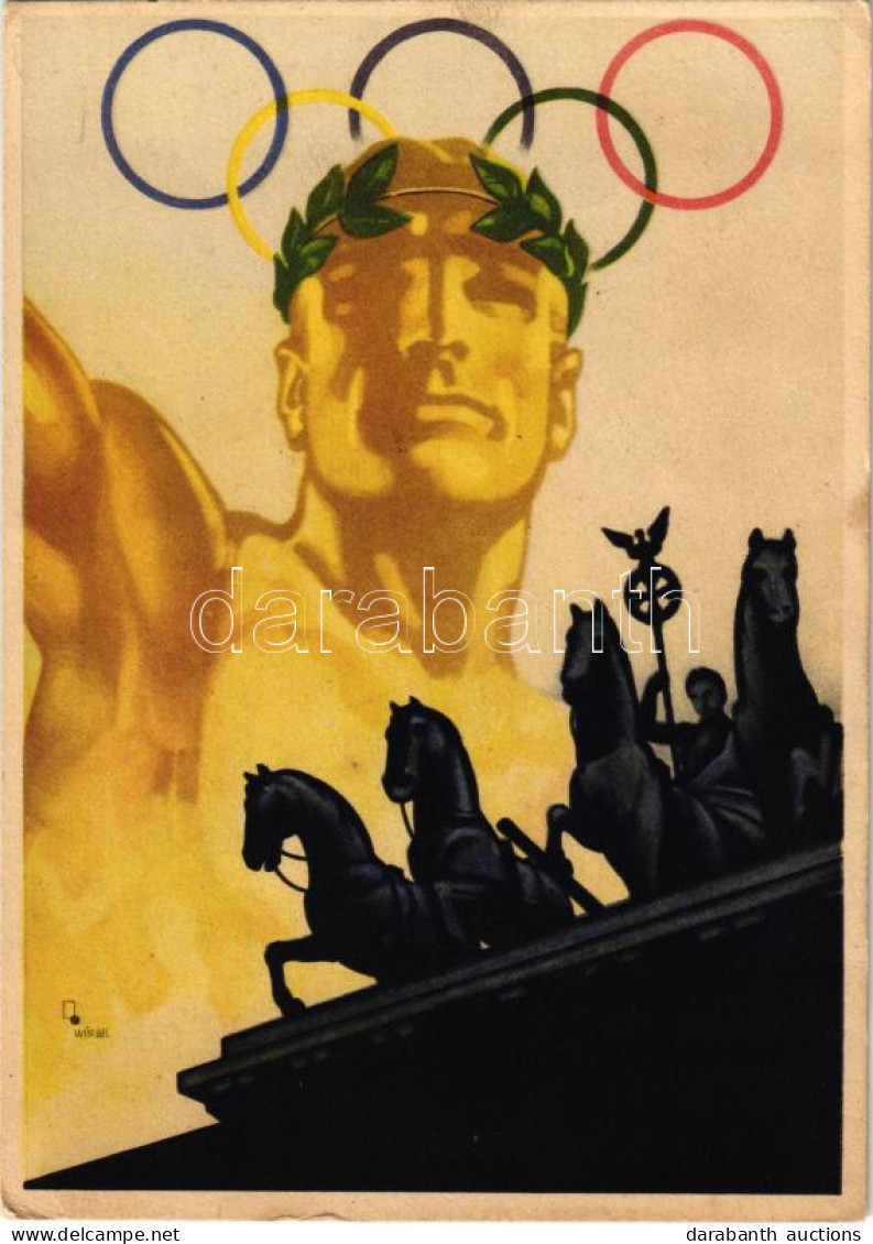 ** T2/T3 1936 Deutschland. XI. Olympische Spiele Berlin / Summer Olympics In Berlin / 1936. évi Nyári Olimpiai Játékok S - Ohne Zuordnung