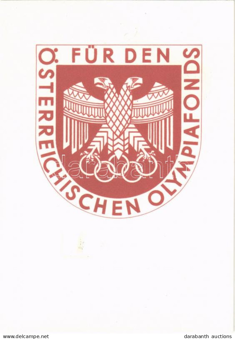 * T2/T3 1936 Für Den Österreichischen Olympiafonds. Zur Erinnerung An Die Fis-Wettkämpfe Innsbruck / For The Austrian Ol - Ohne Zuordnung