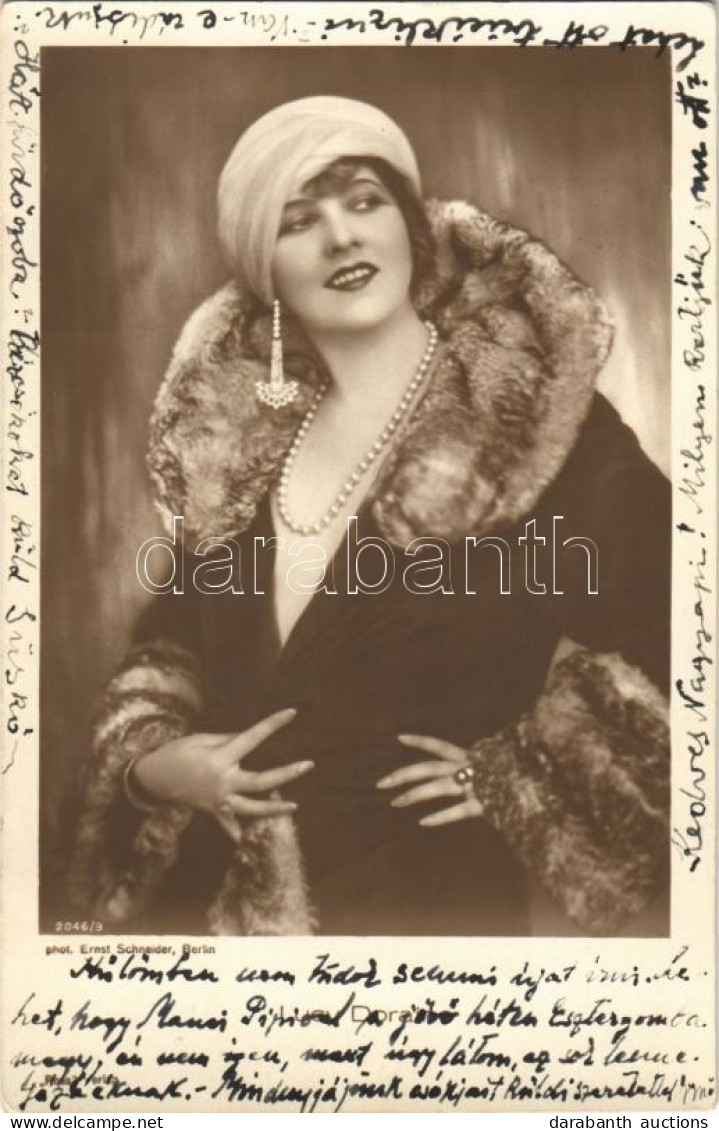 T1/T2 1928 Lucy Doraine Színésznő, Berlin Ernst Schneider Felvétele / Hungarian Actress - Sin Clasificación