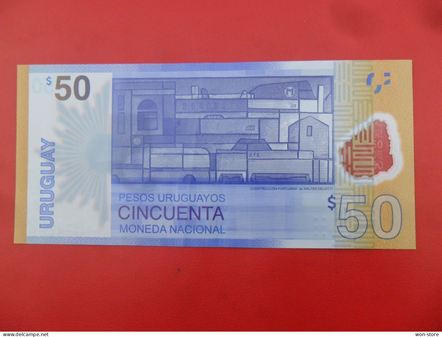 7664 - Uruguay 50 Pesos Uruguayos 2017 Commemorative - P-100a - Uruguay