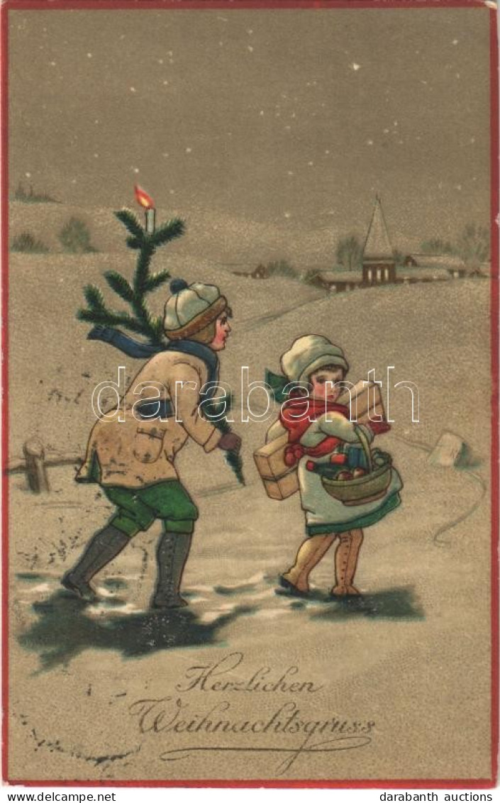 T2/T3 1921 Herzlichen Weihnachtsgruss / Christmas Greeting Art Postcard. SB Special 6217. Litho - Ohne Zuordnung