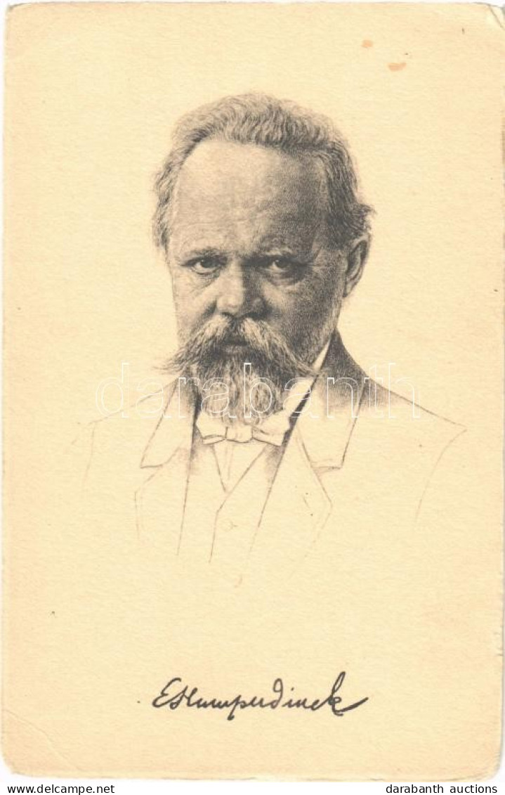 ** T3 Engelbert Humperdinck, German Composer. Stengel Art Postcard (kopott Sarkak / Worn Corners) - Non Classés