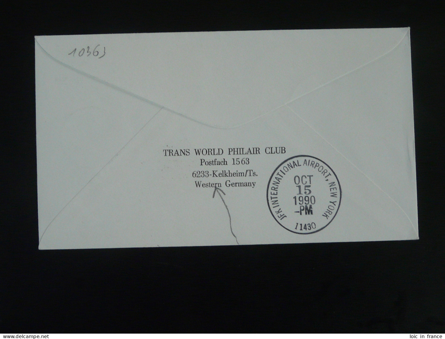 Lettre Premier Vol First Flight Cover Tokyo New York Boeing 747 NCA Japon Japan 1990 - Covers & Documents