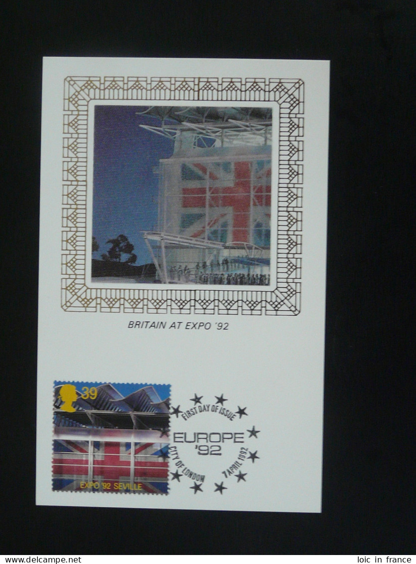 Carte Maximum Card Exposition Universelle Sevilla 1992 Grande Bretagne Great Britain - 1992 – Sevilla (Spanien)