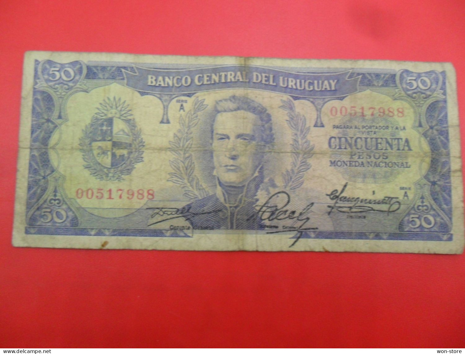 5428 - Uruguay 50 Pesos 1967 - Uruguay