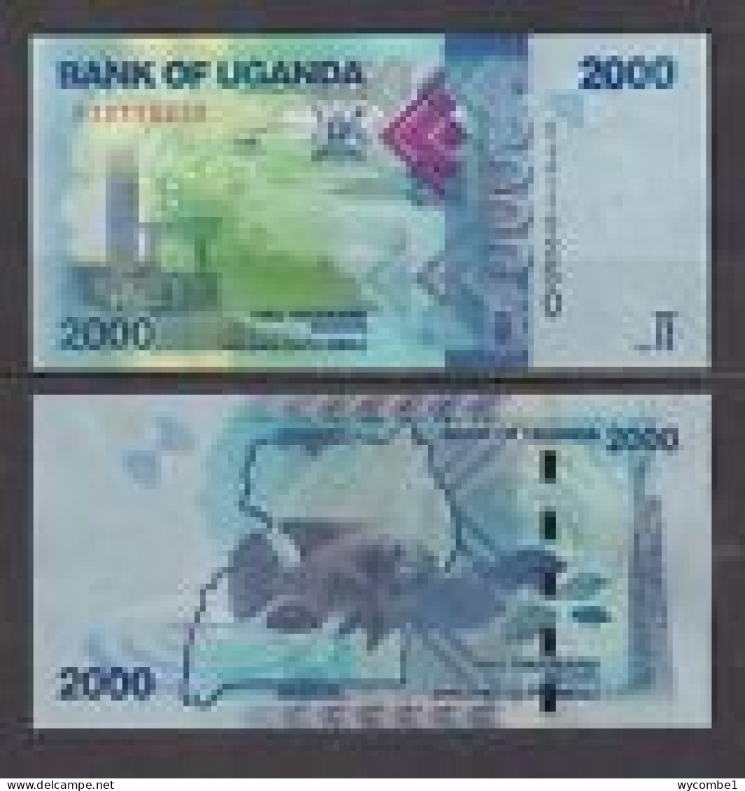 UGANDA - 2021 2000 Shillings UNC - Ouganda