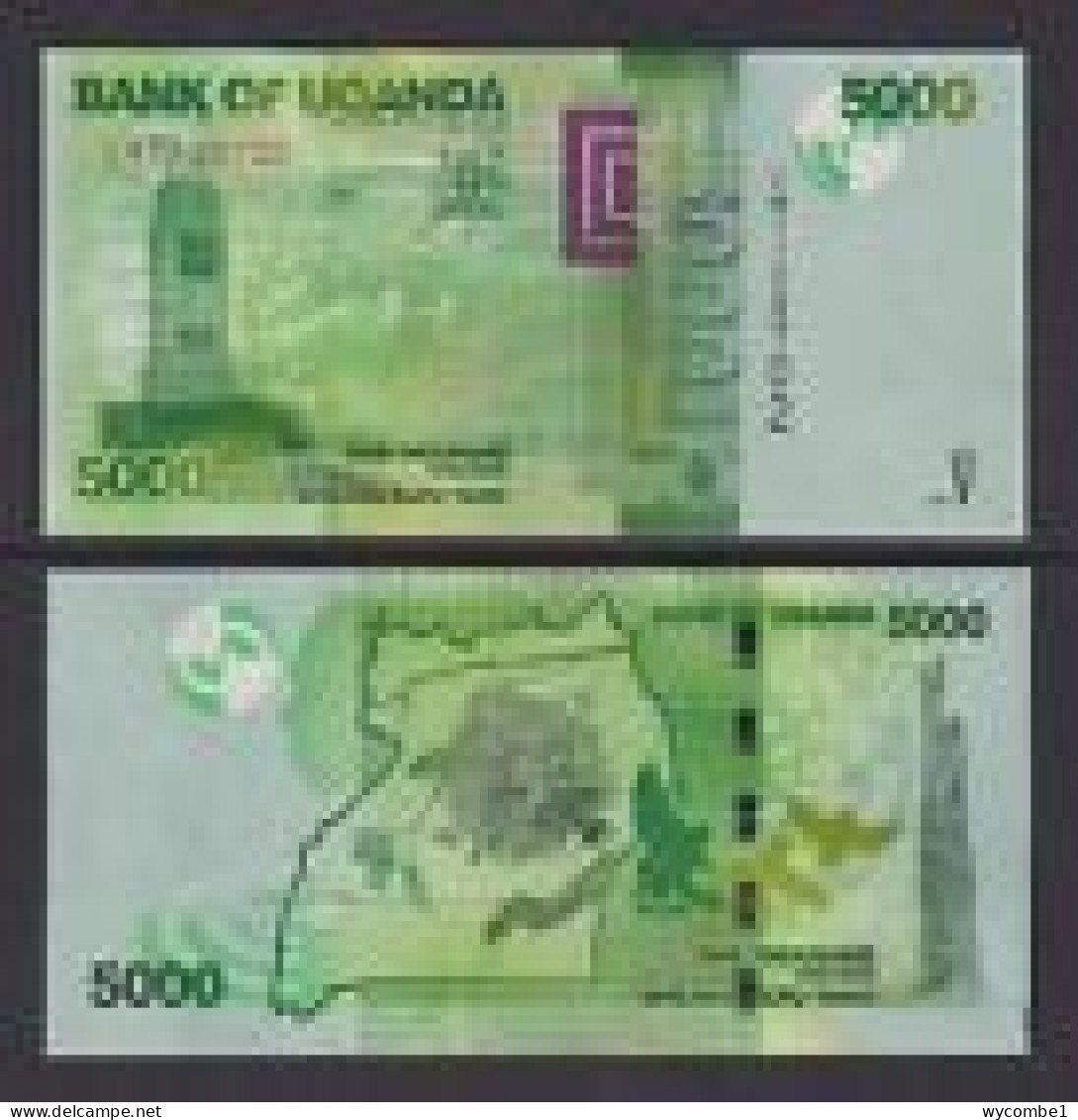 UGANDA - 2021 5000 Shillings UNC - Ouganda