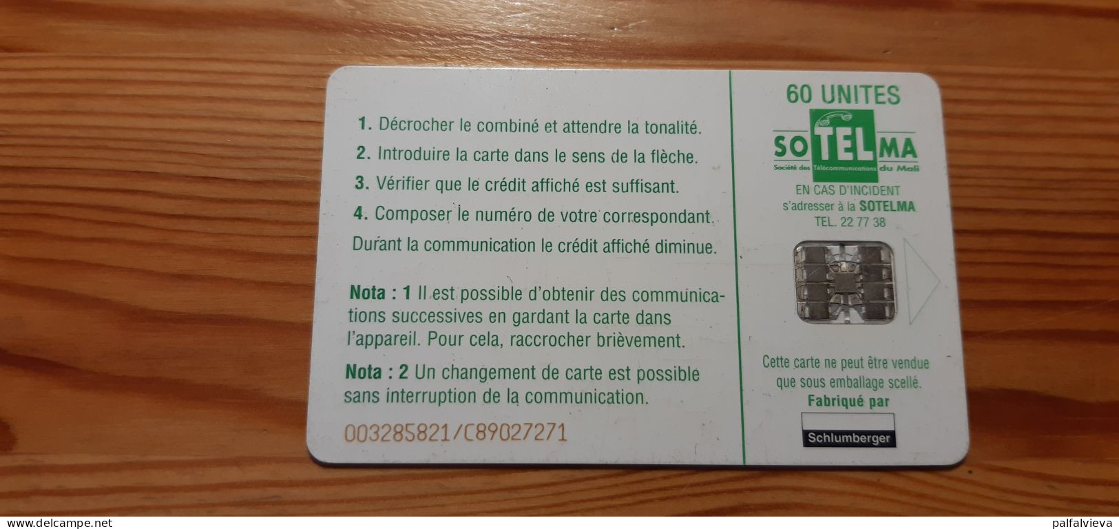 Phonecard Mali - Femmes Peules - Mali