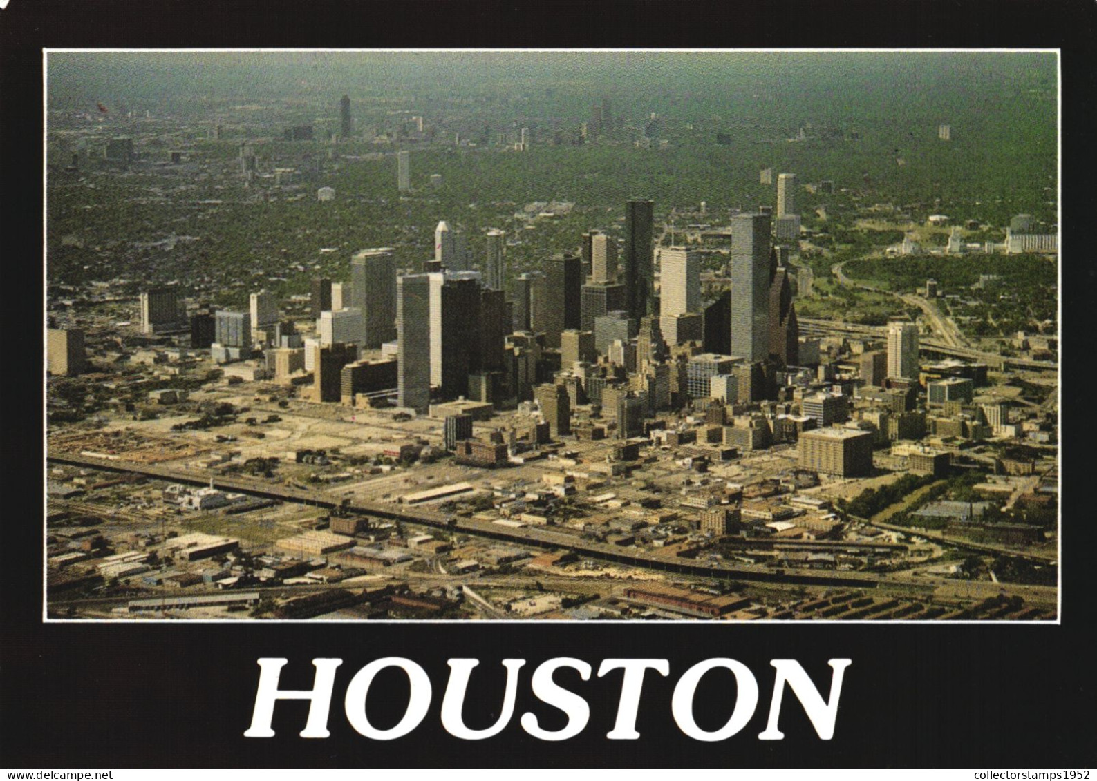 UNITED STATES, TEXAS, HOUSTON, SKYLINE, PANORAMA, AERIAL VIEW, BUILDINGS - Houston